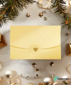 Enveloppes cartes cadeaux coeur doré Idéales pour Vos Cartes-Cadeaux Client Ces mini-enveloppes en papier perlé avec estampage doré sont un choix parfait pour les entreprises et les boutiques souhaitant offrir des cartes-cadeaux élégantes à leurs clients. Grâce à leur design raffiné et leur format compact, elles rehaussent la présentation des cartes-cadeaux tout en laissant une impression durable et professionnelle.