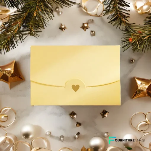Enveloppes cartes cadeaux coeur doré Idéales pour Vos Cartes-Cadeaux Client Ces mini-enveloppes en papier perlé avec estampage doré sont un choix parfait pour les entreprises et les boutiques souhaitant offrir des cartes-cadeaux élégantes à leurs clients. Grâce à leur design raffiné et leur format compact, elles rehaussent la présentation des cartes-cadeaux tout en laissant une impression durable et professionnelle.