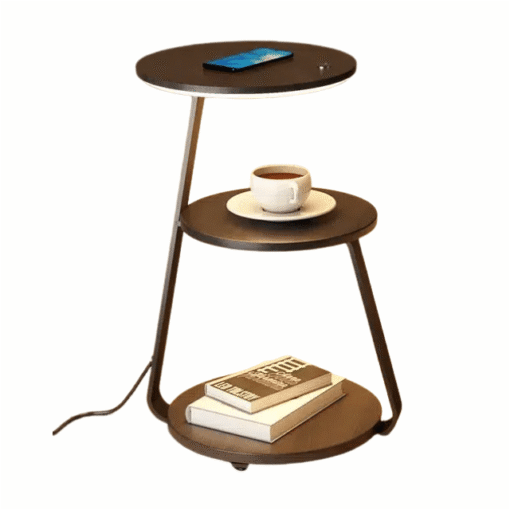 Table de chevet Led et chargeur telephone induction