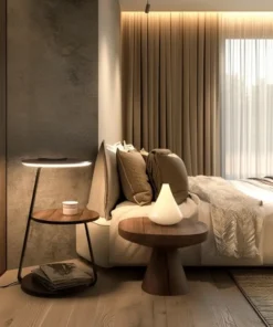 mirs 63124 A modern minimalist bedroom with a luminous coffee 5dedcfd3 974d 4e25 b537 f8b6d4c56e29 3