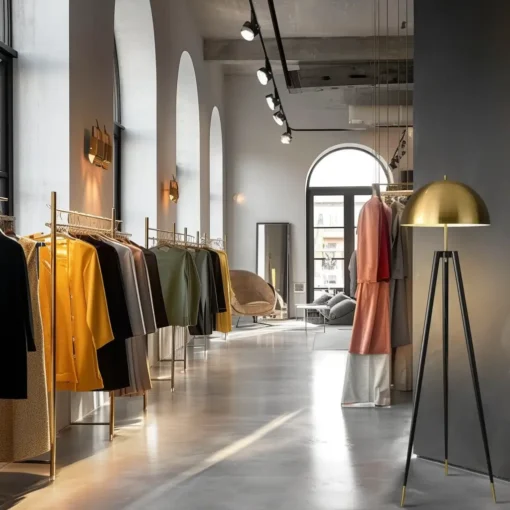 "Éclairage chic avec lampadaire vintage Harmonie Doré"