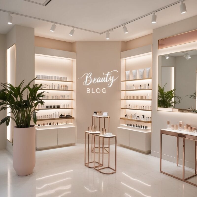 Mobilier et agencement pour salon de beauté professionnel
