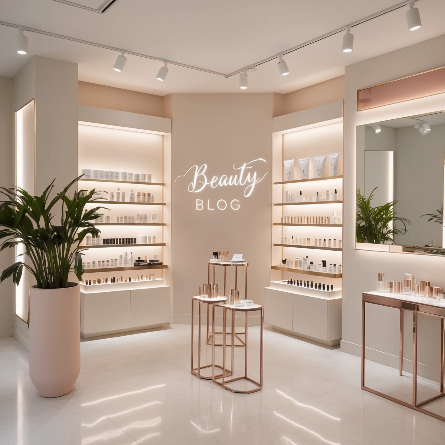 Mobilier et agencement pour salon de beauté professionnel