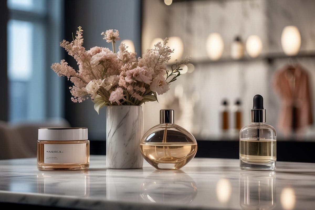 Mobilier et agencement pour magasin cosmétique professionnel
